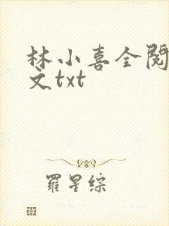 林小喜全阅读全文txt