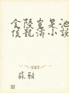 金陵岂是池中物侯龙涛小说在线阅读