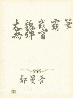 大魏武霸笔趣阁无弹窗