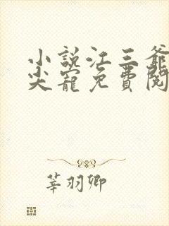 小说江三爷的心尖宠免费阅读封面