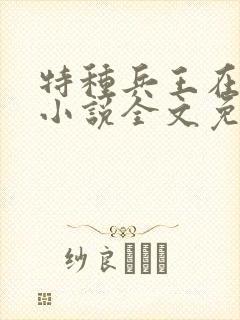 特种兵王在山村小说全文免费阅读