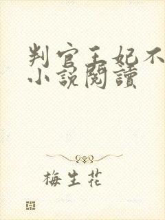 判官王妃不好惹小说阅读