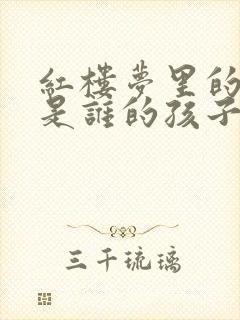 红楼梦里的贾芸是谁的孩子