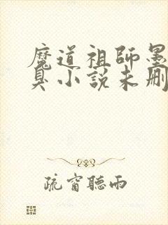 魔道祖师墨香铜臭小说未删版txt