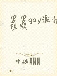 男男gay激情视频