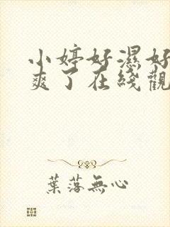 小婷好湿好紧太爽了在线观看