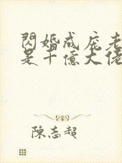 闪婚成庞老公竞是千亿大佬