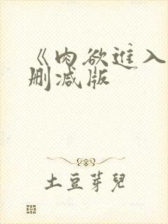 《肉欲进入》无删减版