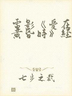 电影《爱在日落黄昏时》经典台词