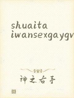 shuaitaiwansexgaygv封面