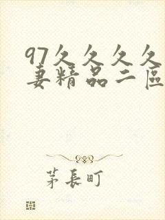 97久久久久人妻精品二区
