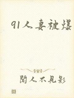 91人妻被爆操