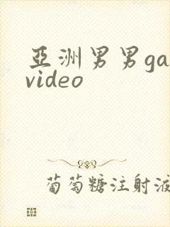 亚洲男男gayvideo