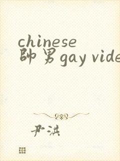 chinese帅男gay videos