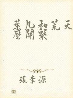 叶凡和荒天帝什么关系