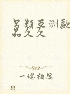 另类亚洲欧美精品久久