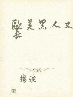 欧美黑人又粗又长