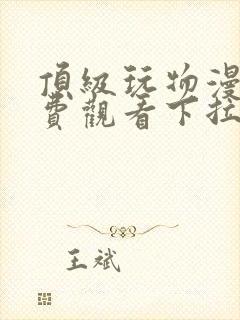 顶级玩物漫画免费观看下拉式六