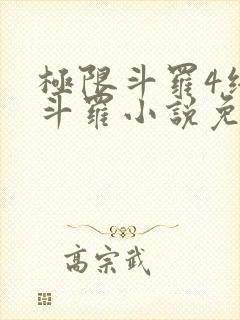 极限斗罗4终极斗罗小说免费观看