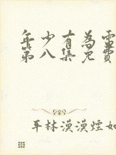 年少有为电视剧第八集免费观看完