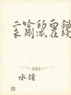 二哈的白猫师尊未删减在线阅读免费封面