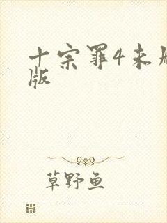 十宗罪4未删减版封面