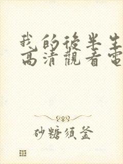 我的后半生免费高清观看电视剧封面