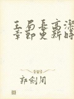 王局长高洁最新章节更新时间