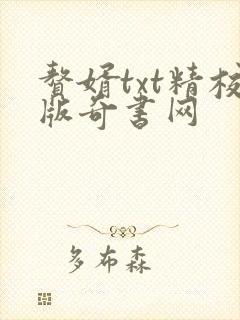 赘婿txt精校版奇书网