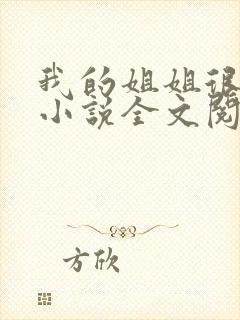 我的姐姐很弟控小说全文阅读封面