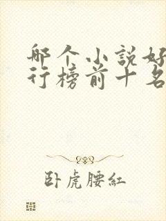 哪个小说好看排行榜前十名