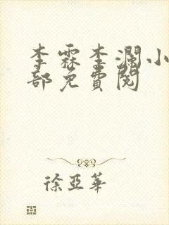 李霖李澜小说全部免费阅