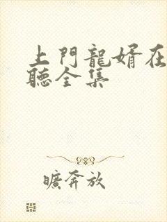 上门龙婿在线收听全集封面