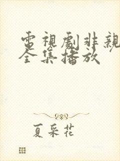 电视剧非亲姐妹全集播放封面