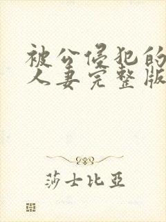 被公侵犯的漂亮人妻完整版