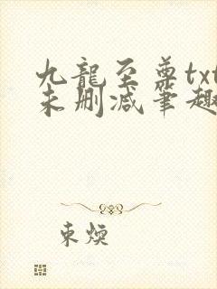 九龙至尊txt未删减笔趣阁