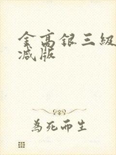 金高银三级无删减版