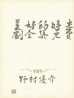 美好的时光电视剧全集免费观看