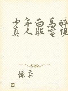 少年白马醉春风真人版电视剧17集