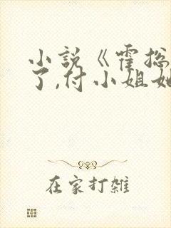 小说《霍总别虐了,付小姐她又去相亲了》