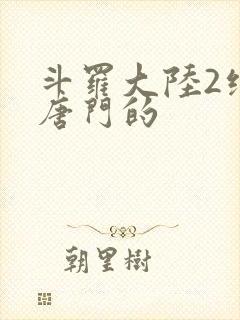 斗罗大陆2绝世唐门的