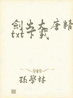 剑出大唐精校版txt下载