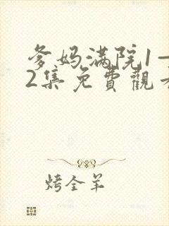 爹妈满院1—52集免费观看电视剧剧情