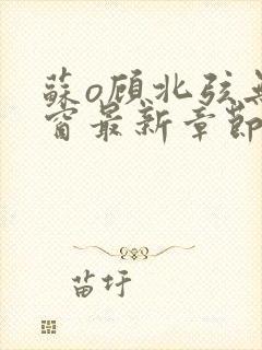 苏o顾北弦无弹窗最新章节