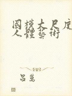 国模大尺度私拍人体艺术封面