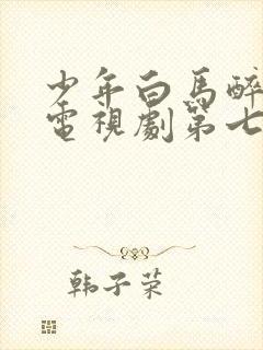 少年白马醉春风电视剧第七集