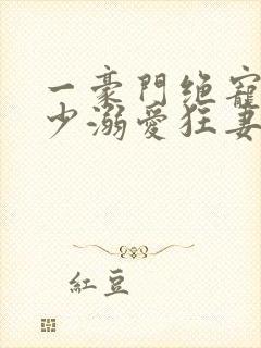 一豪门绝宠之峥少溺爱狂妻封面