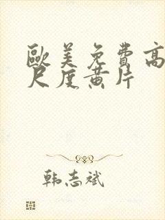 欧美免费高清大尺度黄片