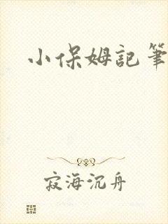 小保姆记笔趣阁