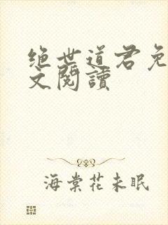 绝世道君免费全文阅读